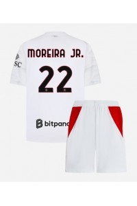 AC Milan Diego Moreira #22 Jalkapallovaatteet Lasten Vieraspeliasu 2026-27 Lyhythihainen (+ Lyhyet housut)